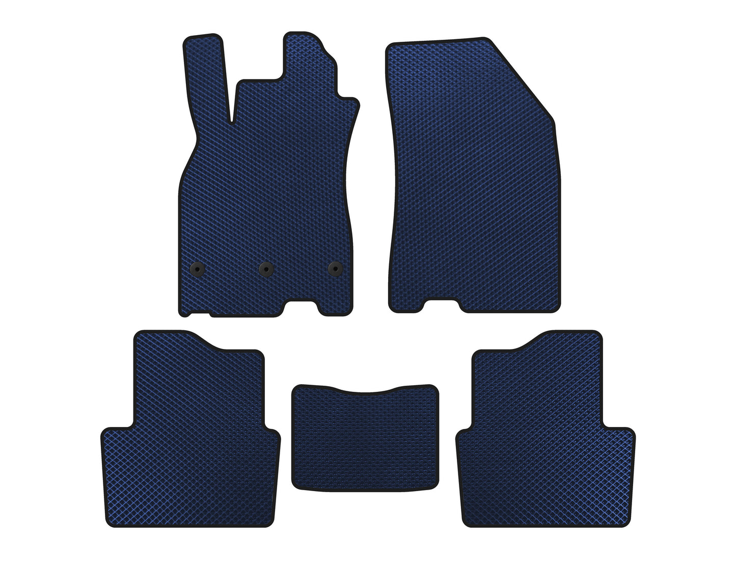 EVA Floor Mats (SD, Blue) for Renault Megane III 2009-2016 - image 1