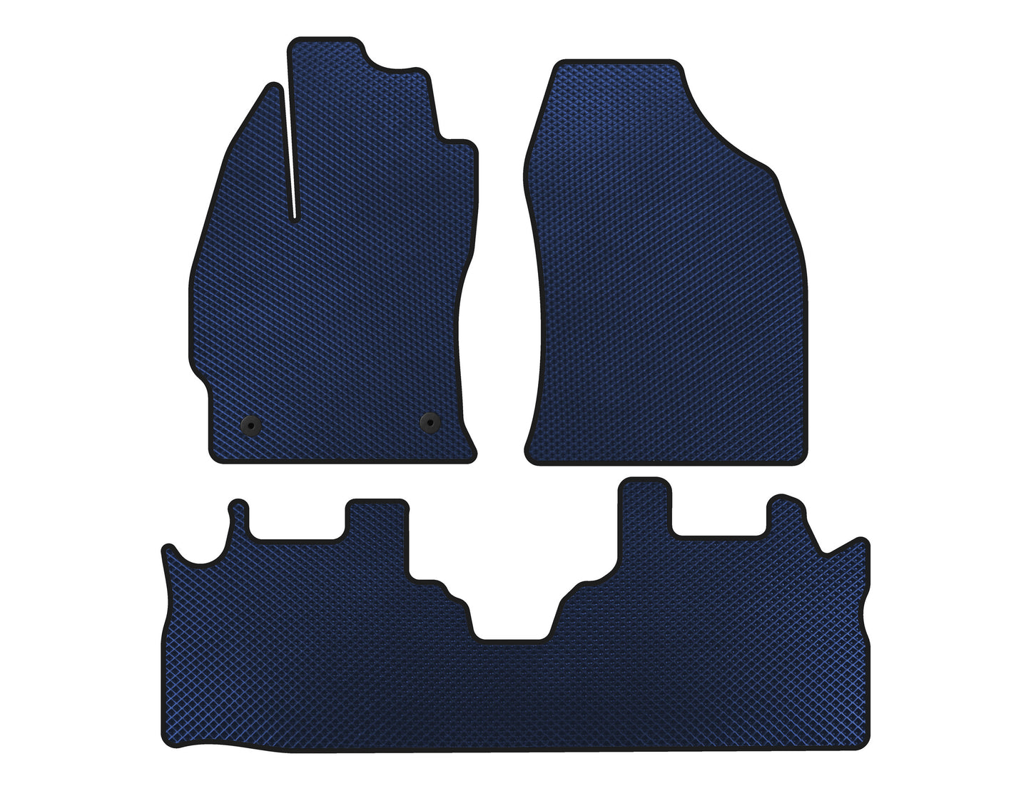 EVA Floor Mats (2 Rows, Blue) for Toyota Prius - image 1