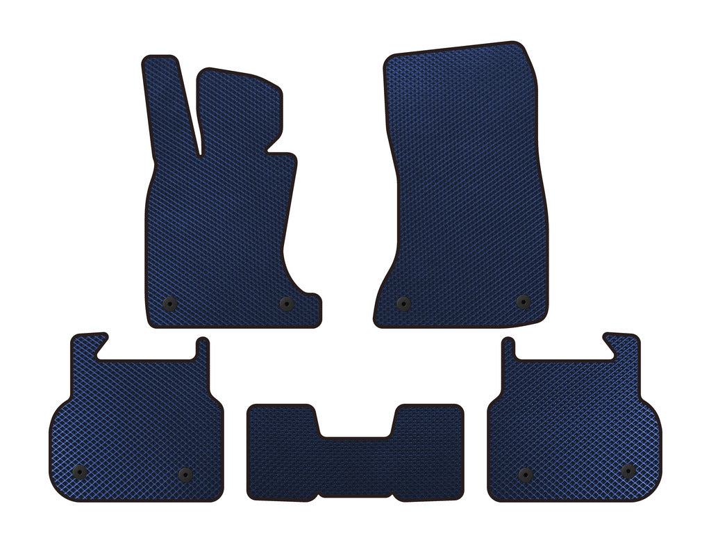 EVA Floor Mats (for F01, Blue) for BMW 7 Series F01/F02 2008-2015 - image 1