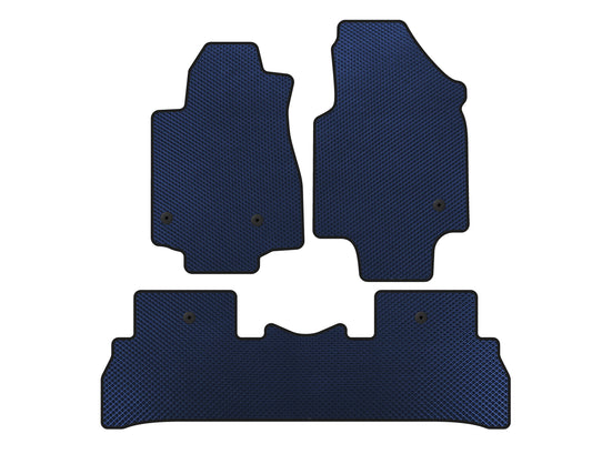 EVA Floor Mats (2008-2012, 7-Seater, Blue) for Honda Pilot 2008-2015 - image 1