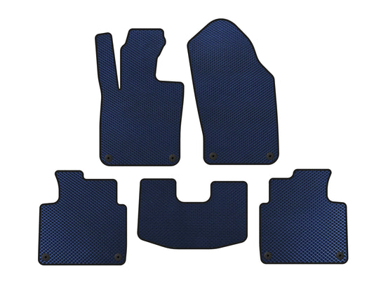 EVA Floor Mats (SD, Short Base, Blue) for Volvo S90/V90 2016- - image 1
