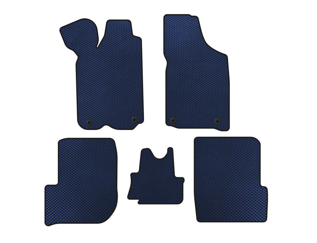 EVA Floor Mats (1982-1991, Avant, Blue) for Audi 100 C3 1988-1991 - image 1