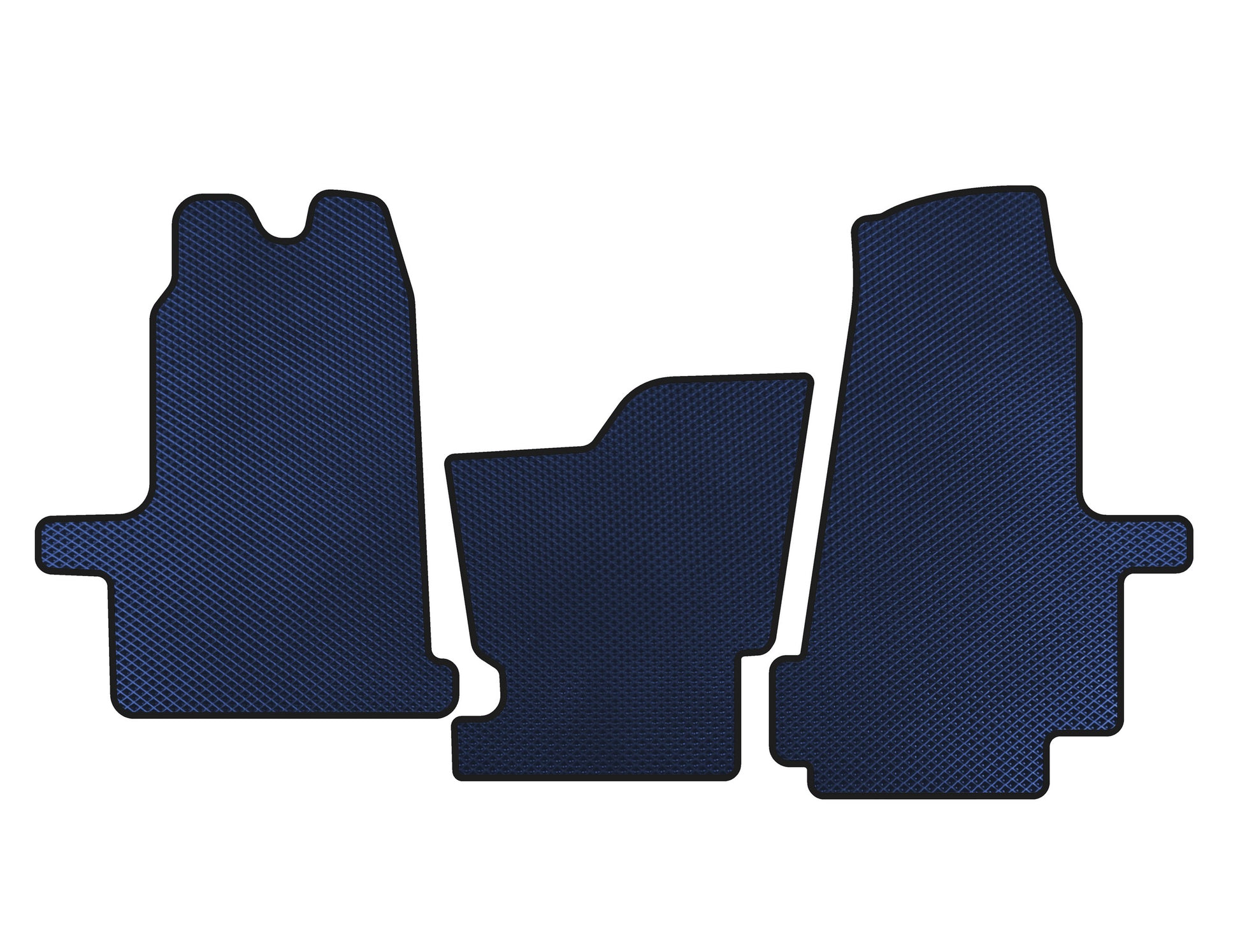 EVA Floor Mats (2000-2006, Automatic, Blue) for Ford Transit 2000-2014 - image 1