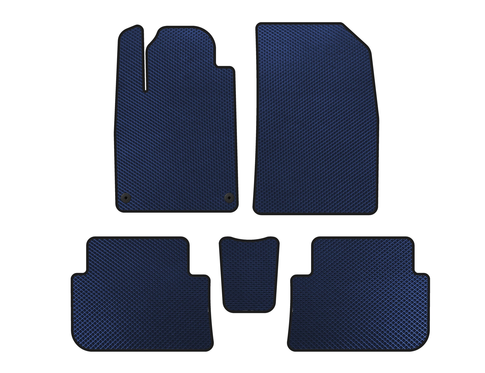 EVA Floor Mats (SD, Blue) for Peugeot 407 2004-2011 - image 1
