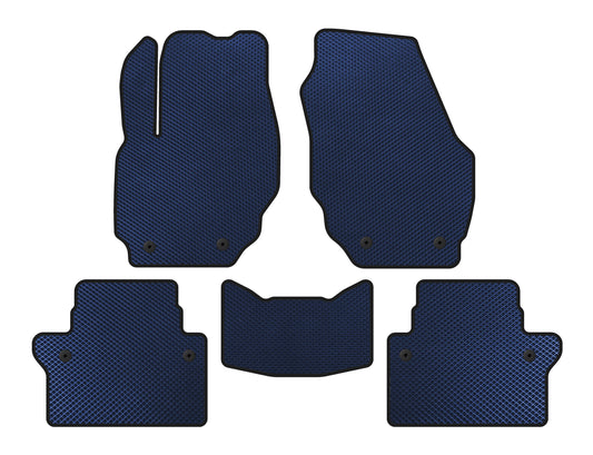 EVA Floor Mats (Blue) for Volvo S80 2006-2016 - image 1