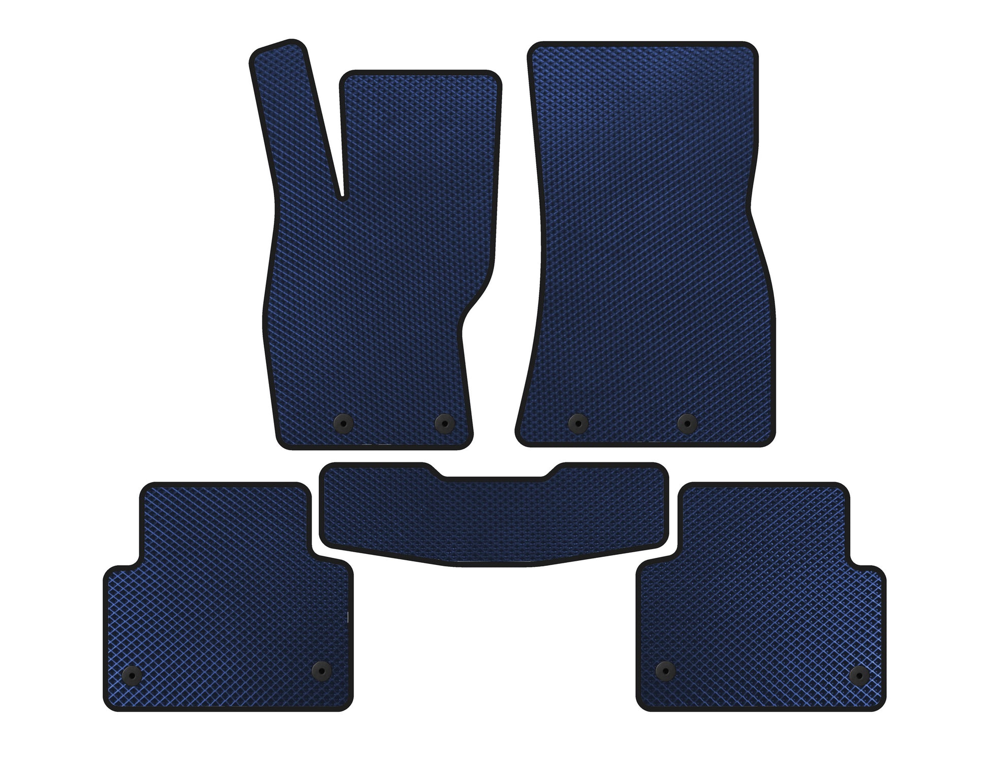 EVA Floor Mats (2011-2016, SD, Blue) for Jaguar XF 2009-2016 - image 1
