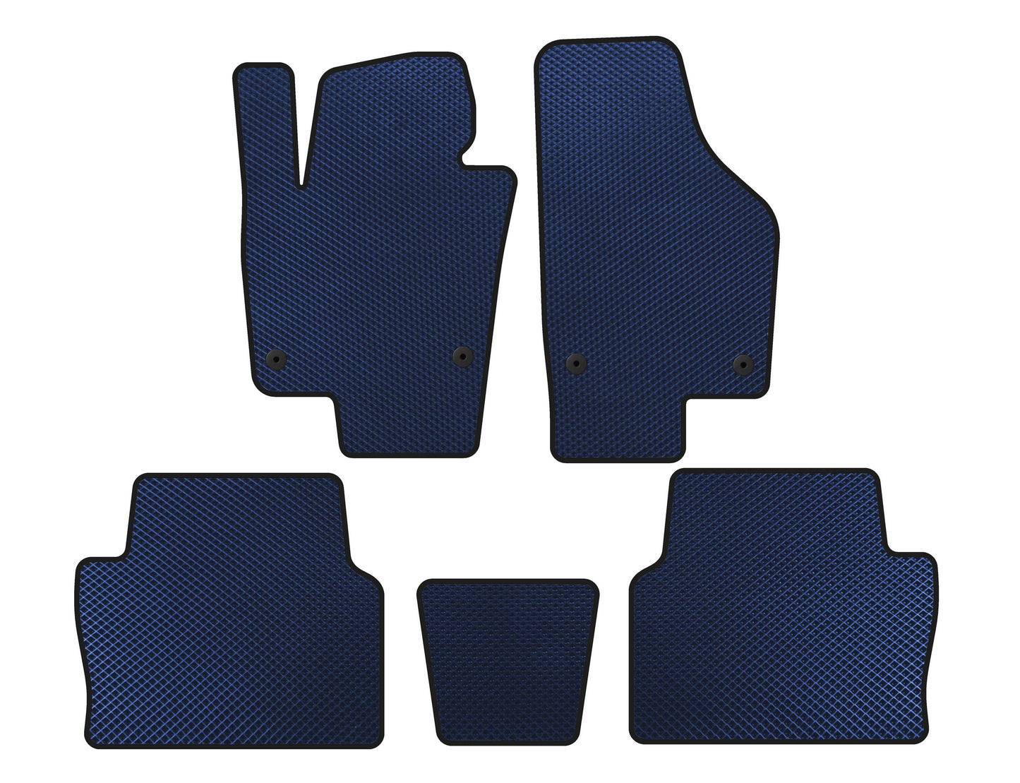 EVA Floor Mats (2 Rows, Blue) for Seat Alhambra 2010- - image 1