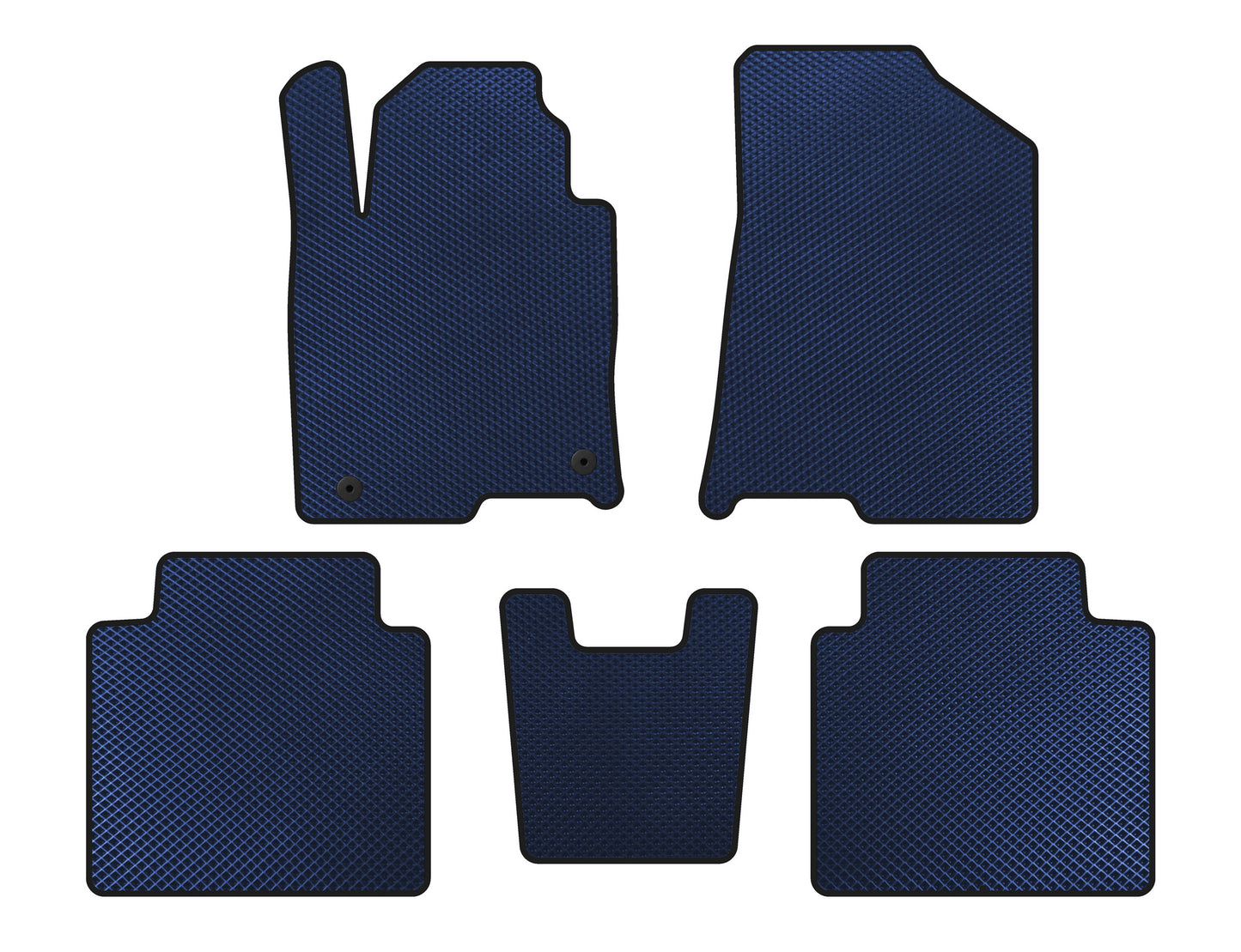 EVA Floor Mats (SD, Blue) for Hyundai Grandeur 2017- - image 1