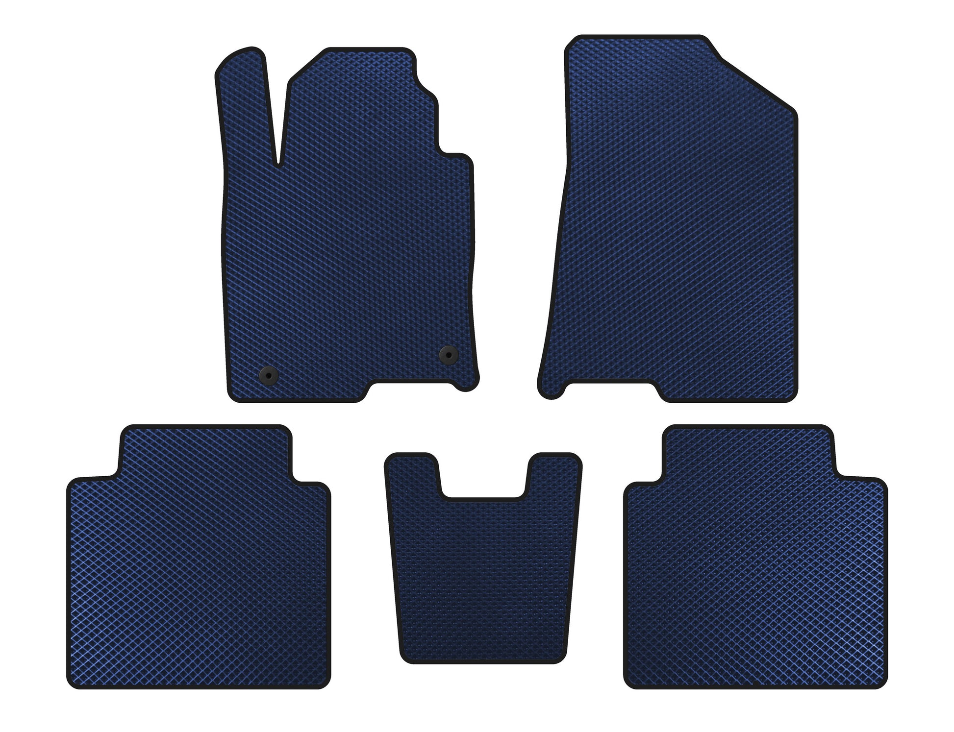 EVA Floor Mats (SD, Blue) for Hyundai Grandeur 2017- - image 1