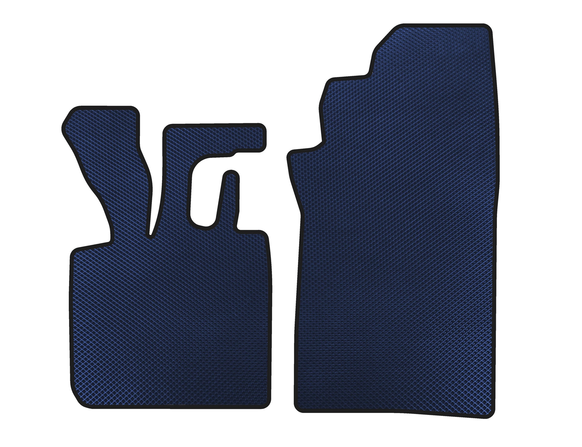 EVA floor mats (1998-2003, Convertible, Blue) for Smart 1998-2007 - image 1
