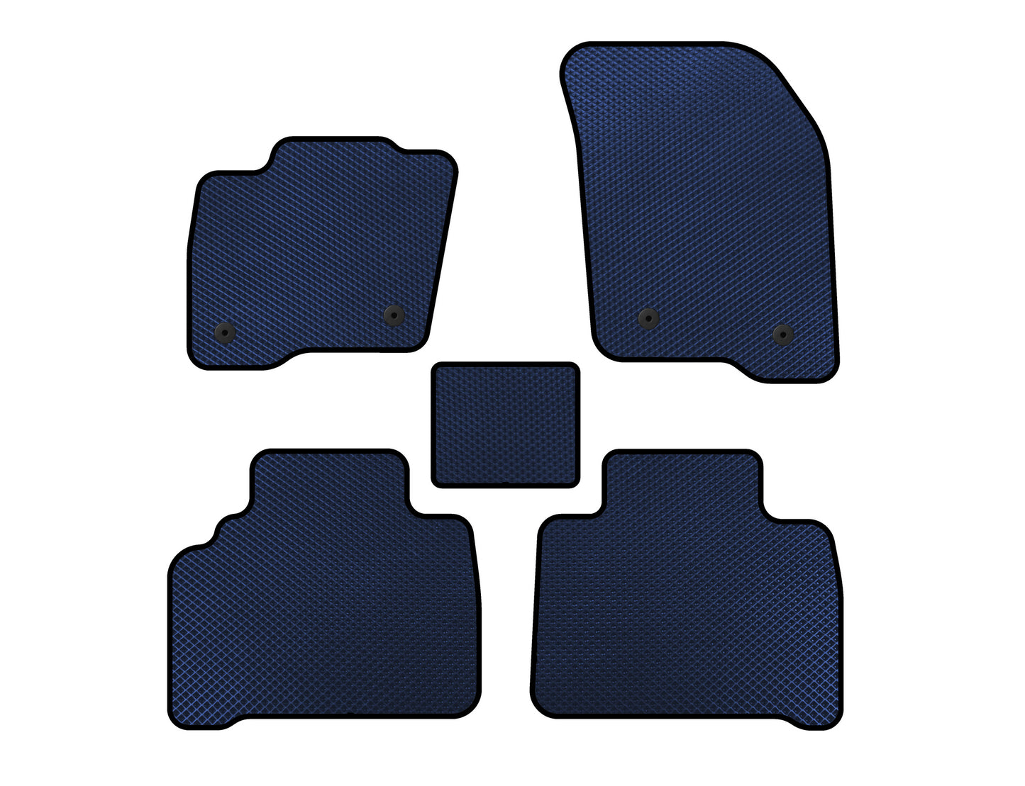 EVA Floor Mats (Blue) for Ford S-Max 2015- - image 1