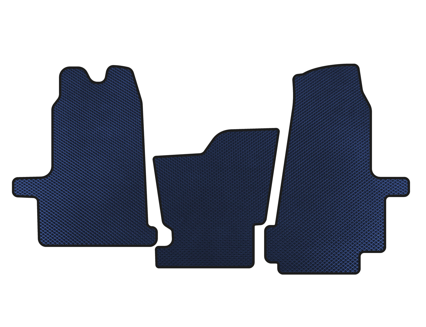EVA Floor Mats (2000-2006, Automatic, Blue) for Ford Transit 2000-2014 - image 1