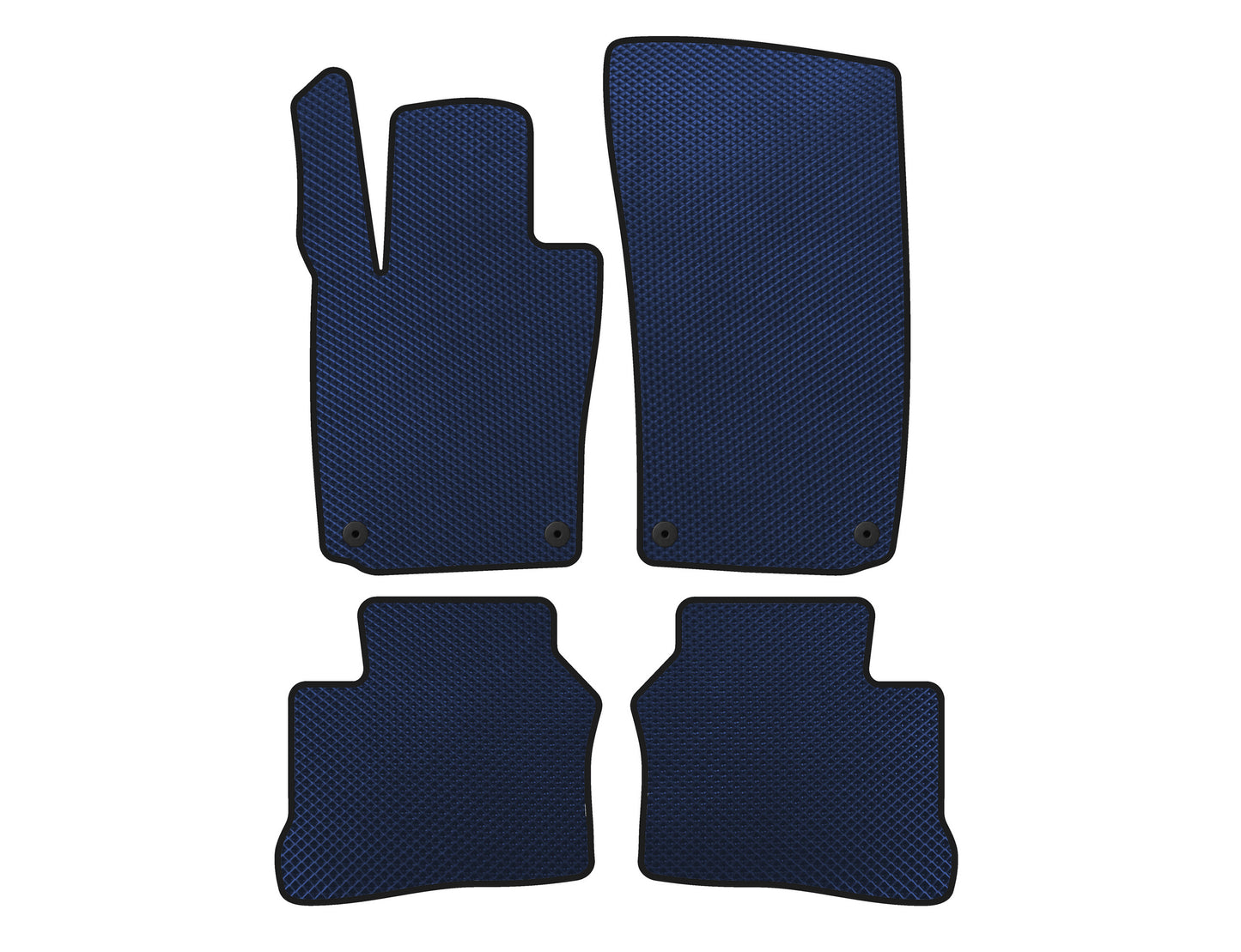 EVA Floor Mats (2009-2013, Coupe, 4-Door, Blue) for Porsche Panamera 2009-2016 - image 1