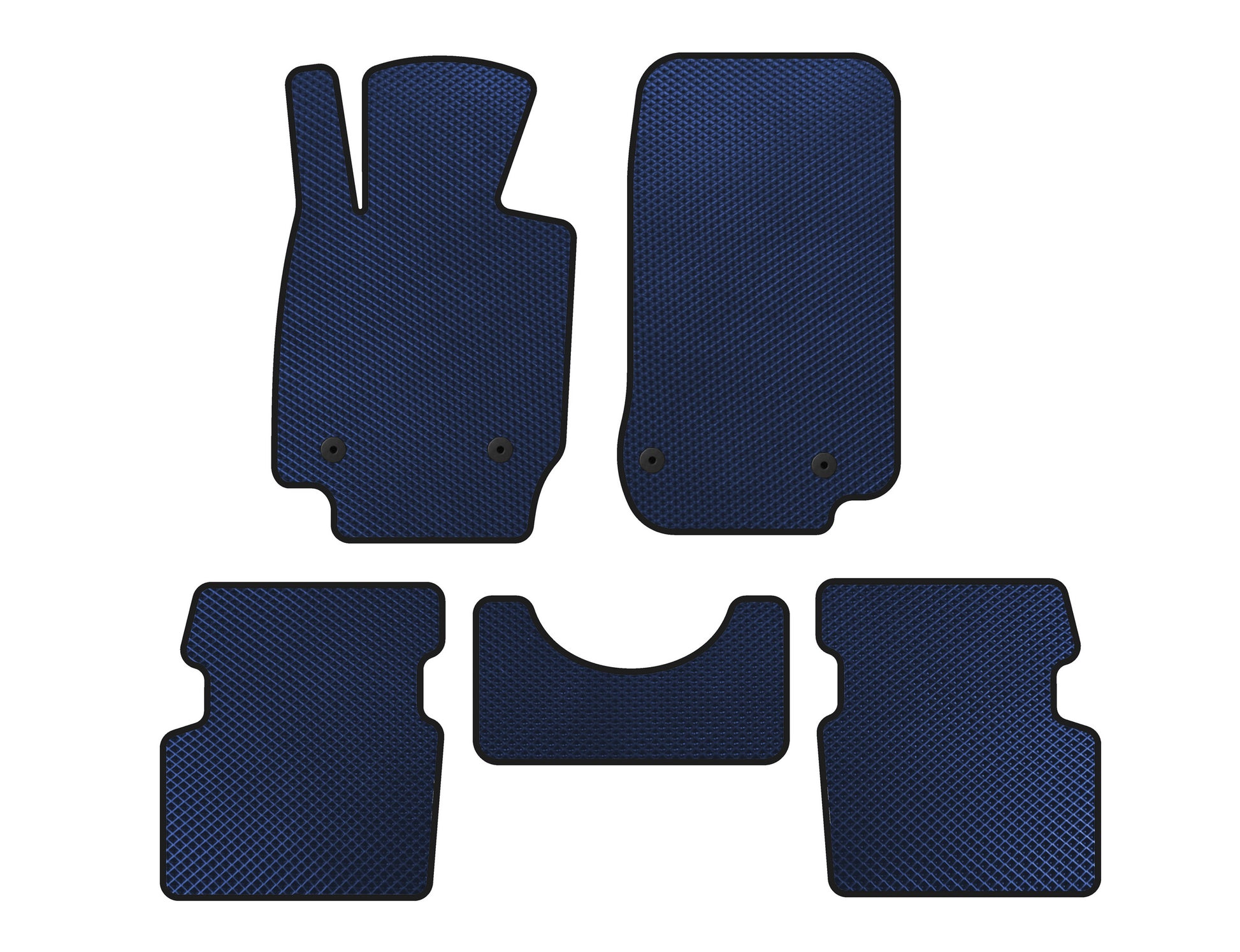 EVA Floor Mats (2015-2018, AWD, Blue) for Mazda CX-3 2015- - image 1