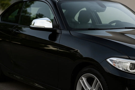 Mirror Covers (2 pcs, Stainless Steel) Carmos for BMW 2 Series F22/23 2014-2021 - image 1