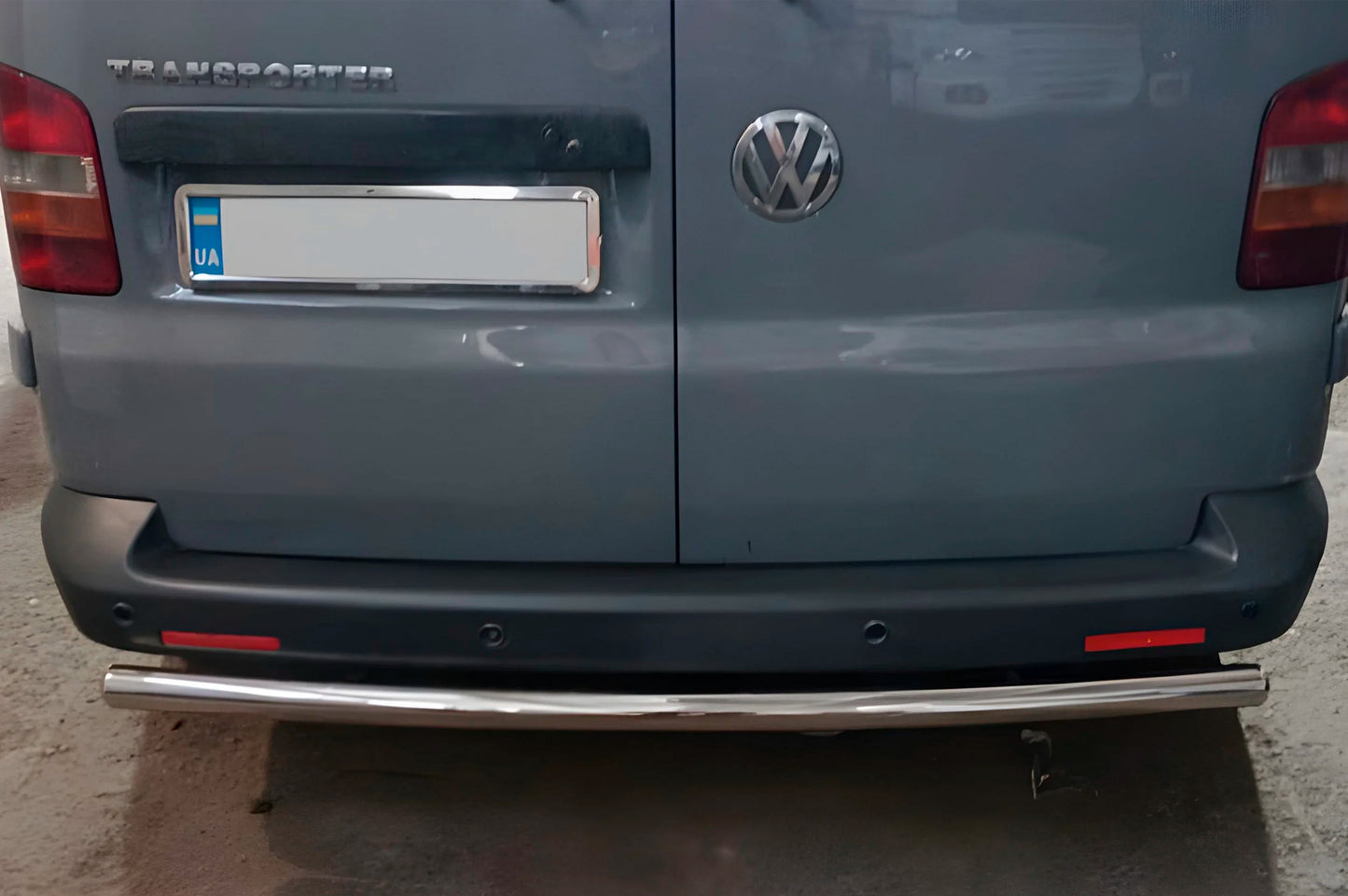 Rear Bar AK002 (Stainless Steel) for Volkswagen T5 Transporter 2003-2010 - image 1