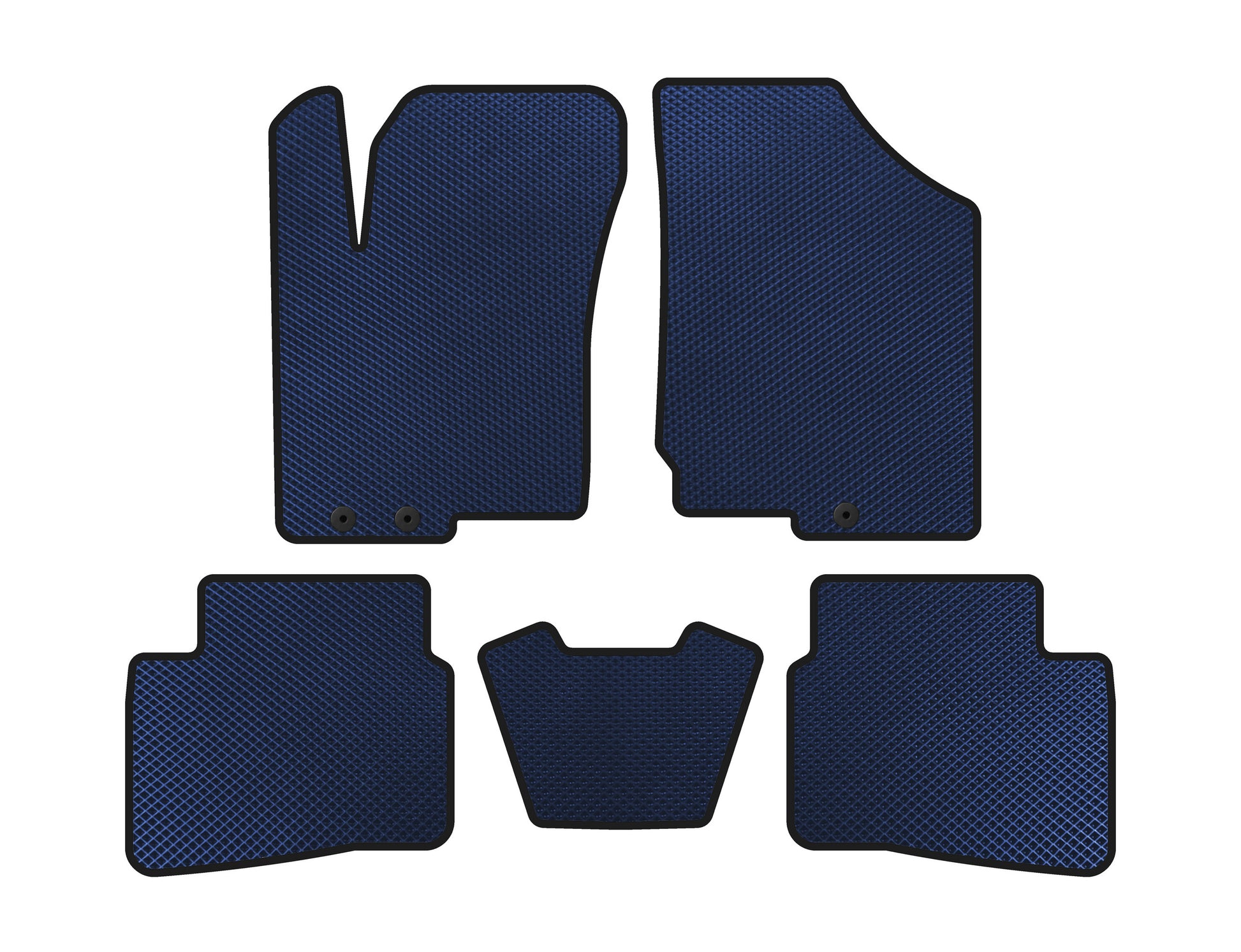 EVA Floor Mats (2008-2012, Blue) for Kia Forte 2008–2024 - image 1