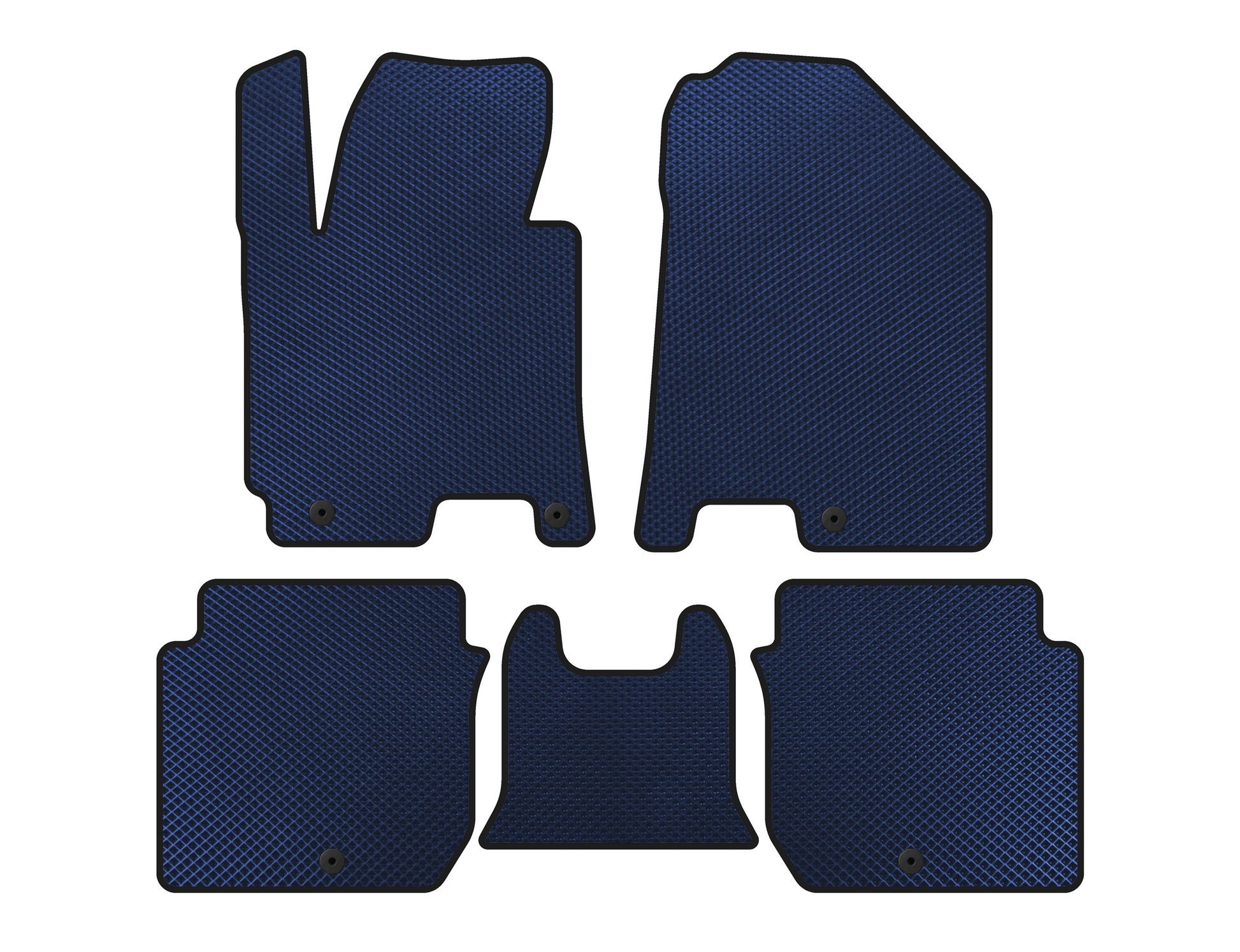 EVA Floor Mats (2016-2018, Blue) for Kia Forte 2008–2024 - image 1