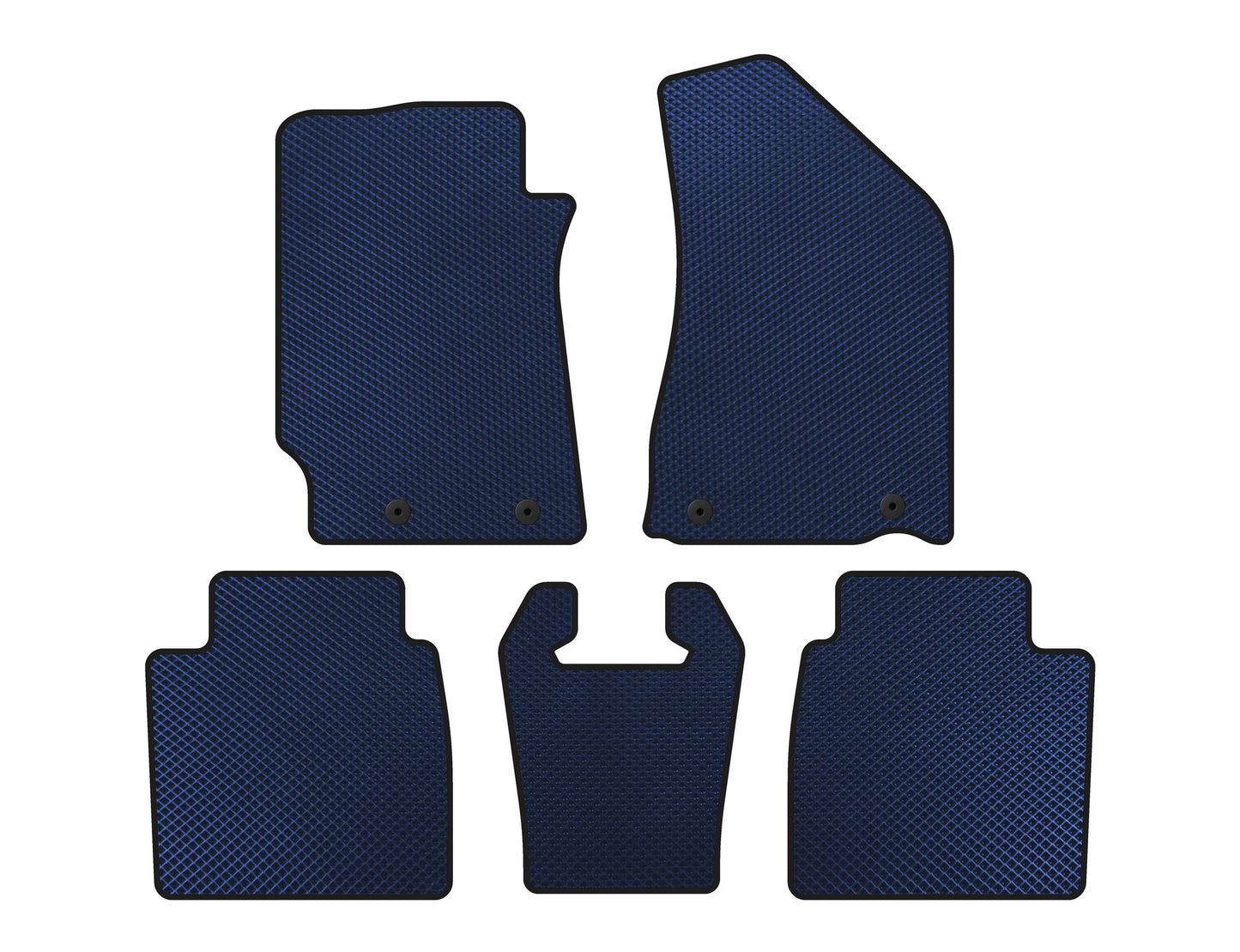 EVA Floor Mats (SD, Blue) for Geely Emgrand EC8 - image 1