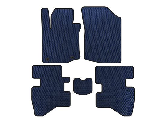 EVA Floor Mats (HB, Blue) for Citroen C-1 2014-2021 - image 1