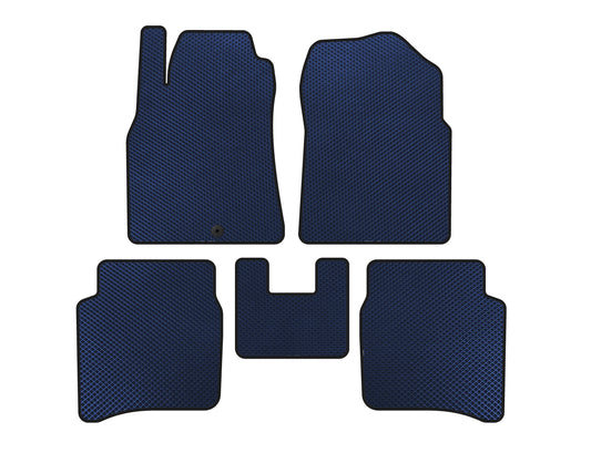 EVA Floor Mats (SD, Blue) for Nissan Primera P12 2002-2007 - image 1