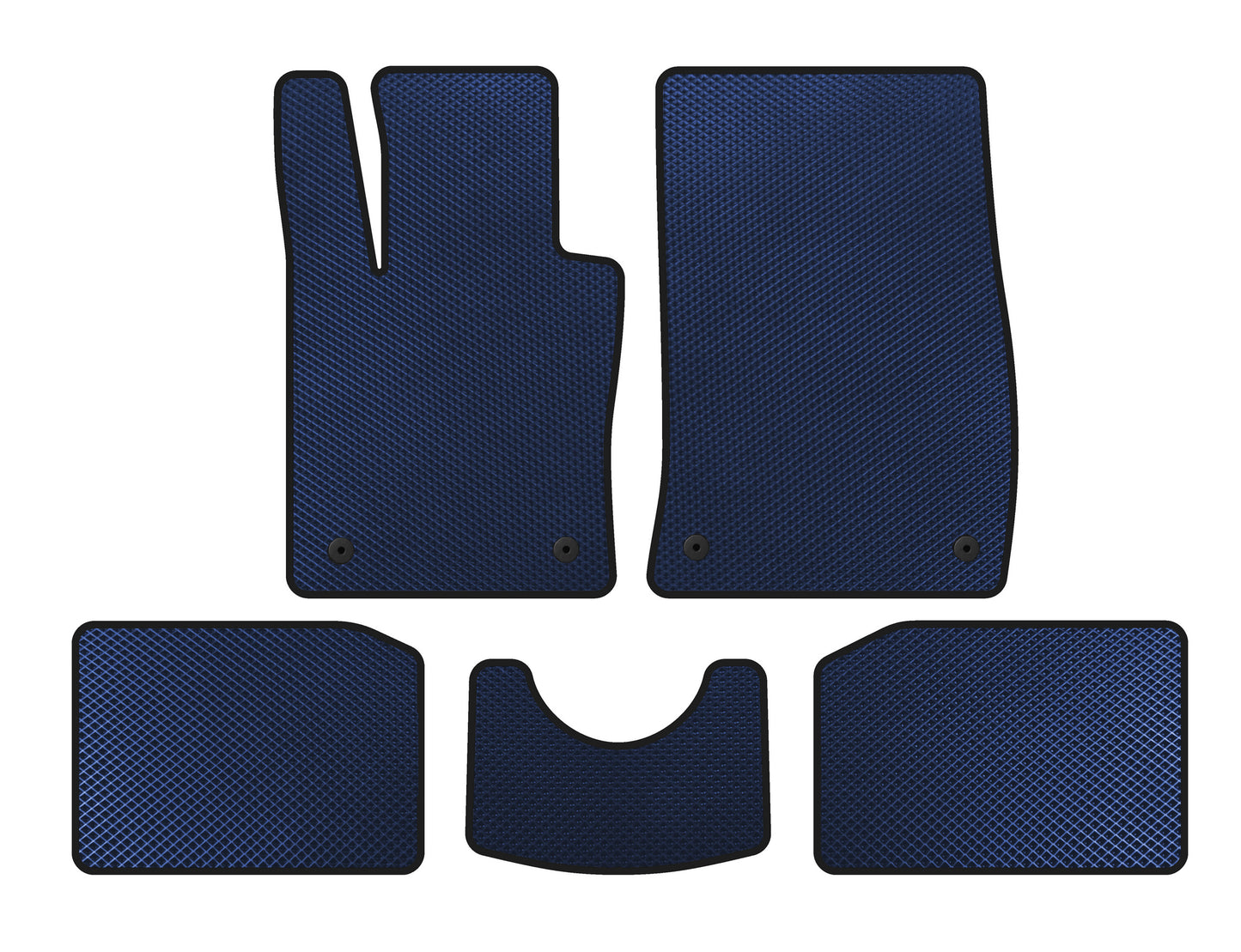 EVA Floor Mats (SD Trim, Blue) for Mini Countryman R60 2010-2017 - image 1