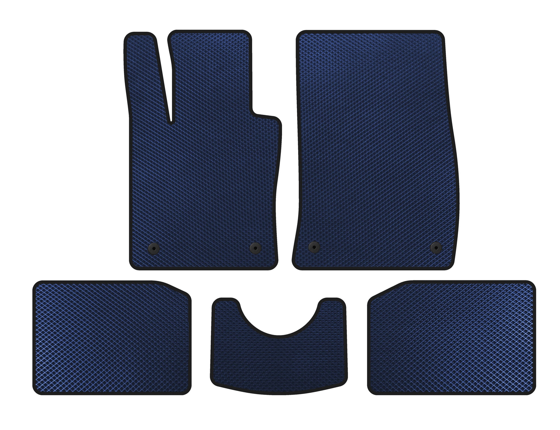 EVA Floor Mats (SD Trim, Blue) for Mini Countryman R60 2010-2017 - image 1