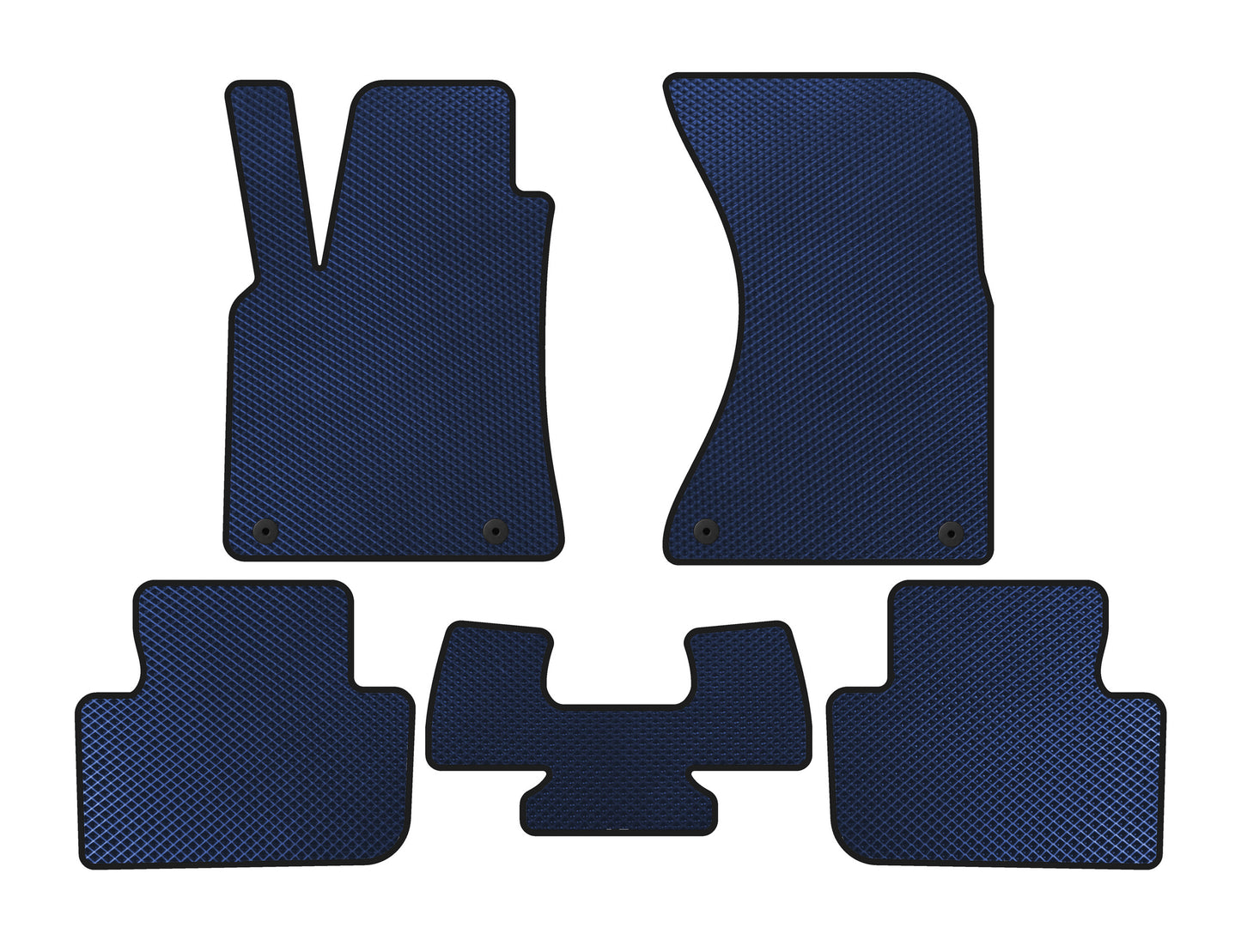 EVA Floor Mats (2014-2018, Blue) for Porsche Macan 2014-2024 - image 1
