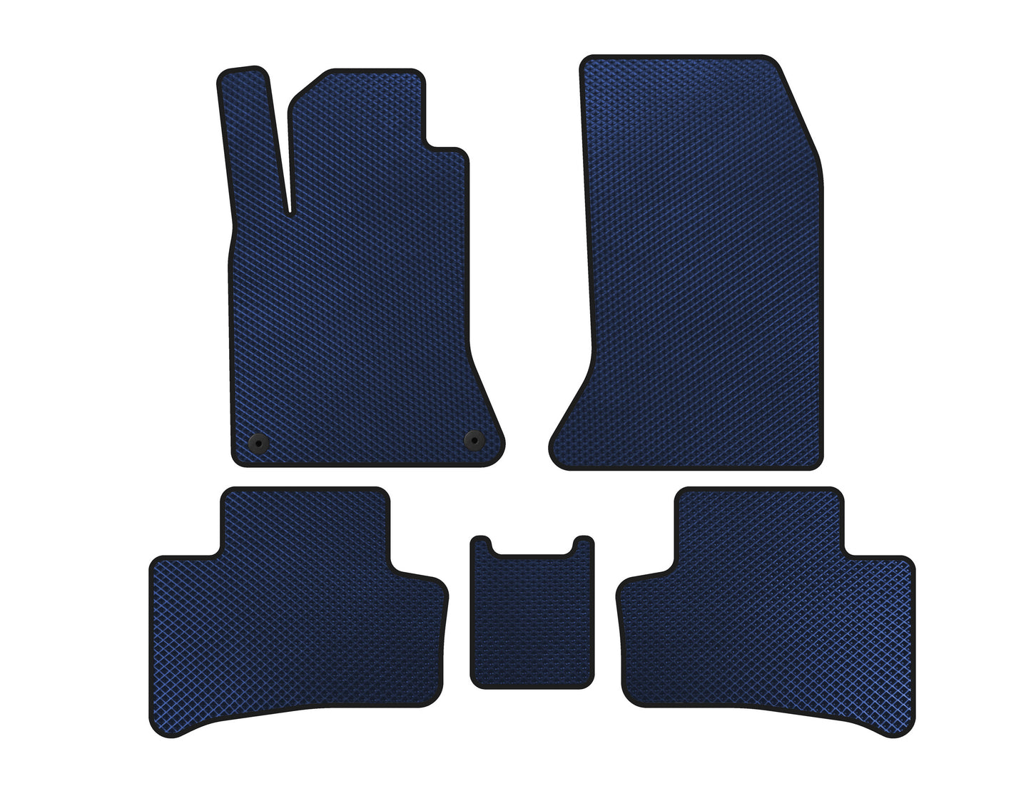 EVA Floor Mats (2011-2015, Electric, Blue) for Mercedes B-class W246 2011-2018 - image 1