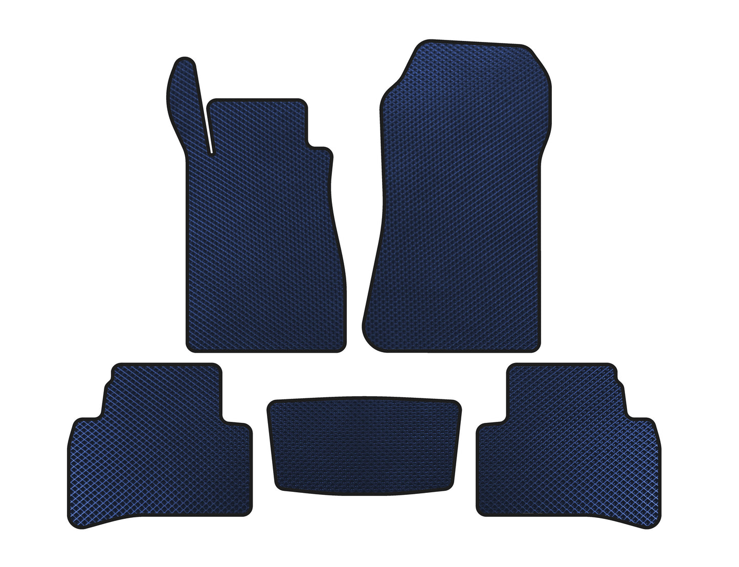 EVA Floor Mats (Coupe, Blue) for Mercedes CLK W208 1997-2002 - image 1