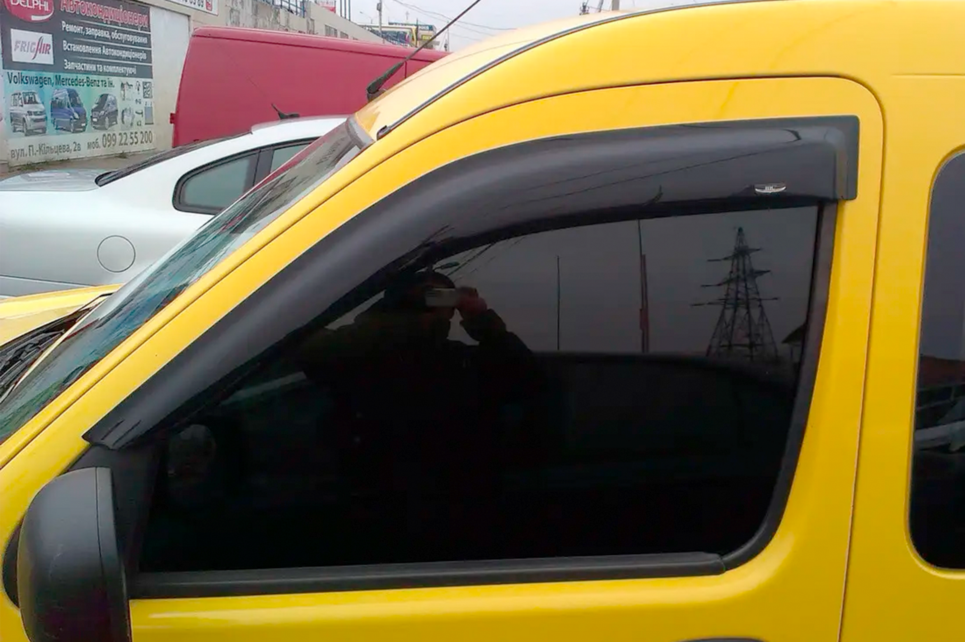 Window Deflectors 11 cm (2 pcs, HIC) for Peugeot Partner 1996-2008 - image 4