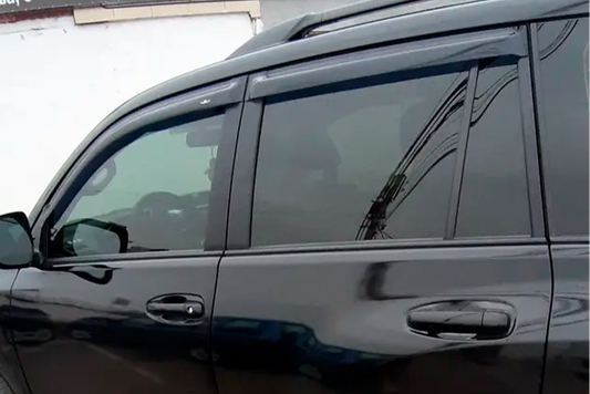 Window Deflectors 8 cm (4 pcs, HIC) for Toyota Land Cruiser Prado 150 2009-2023 - image 1