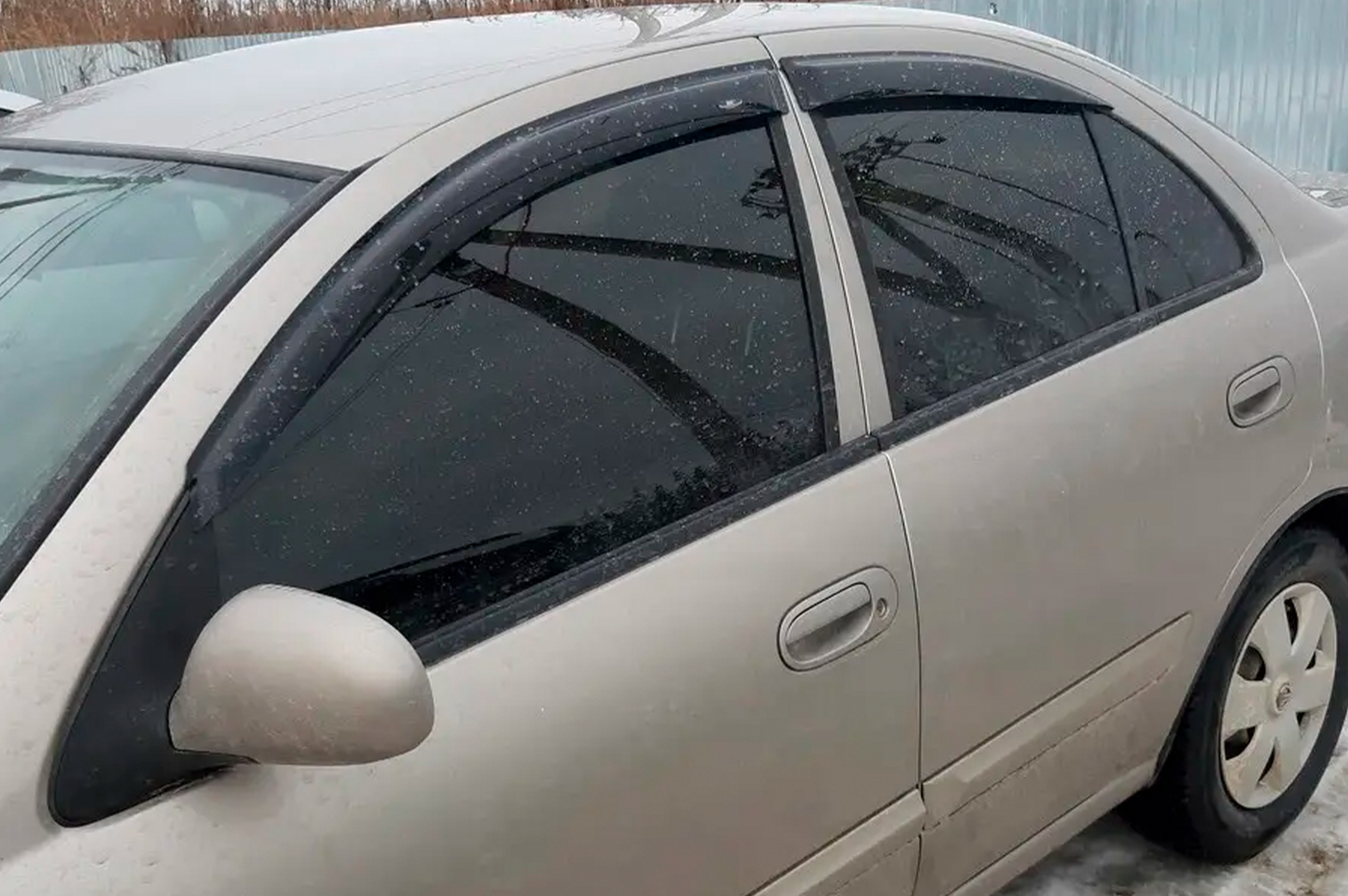 Window Deflectors SD (4 pcs, HIC) for Nissan Almera N16 2000-2006 - image 2