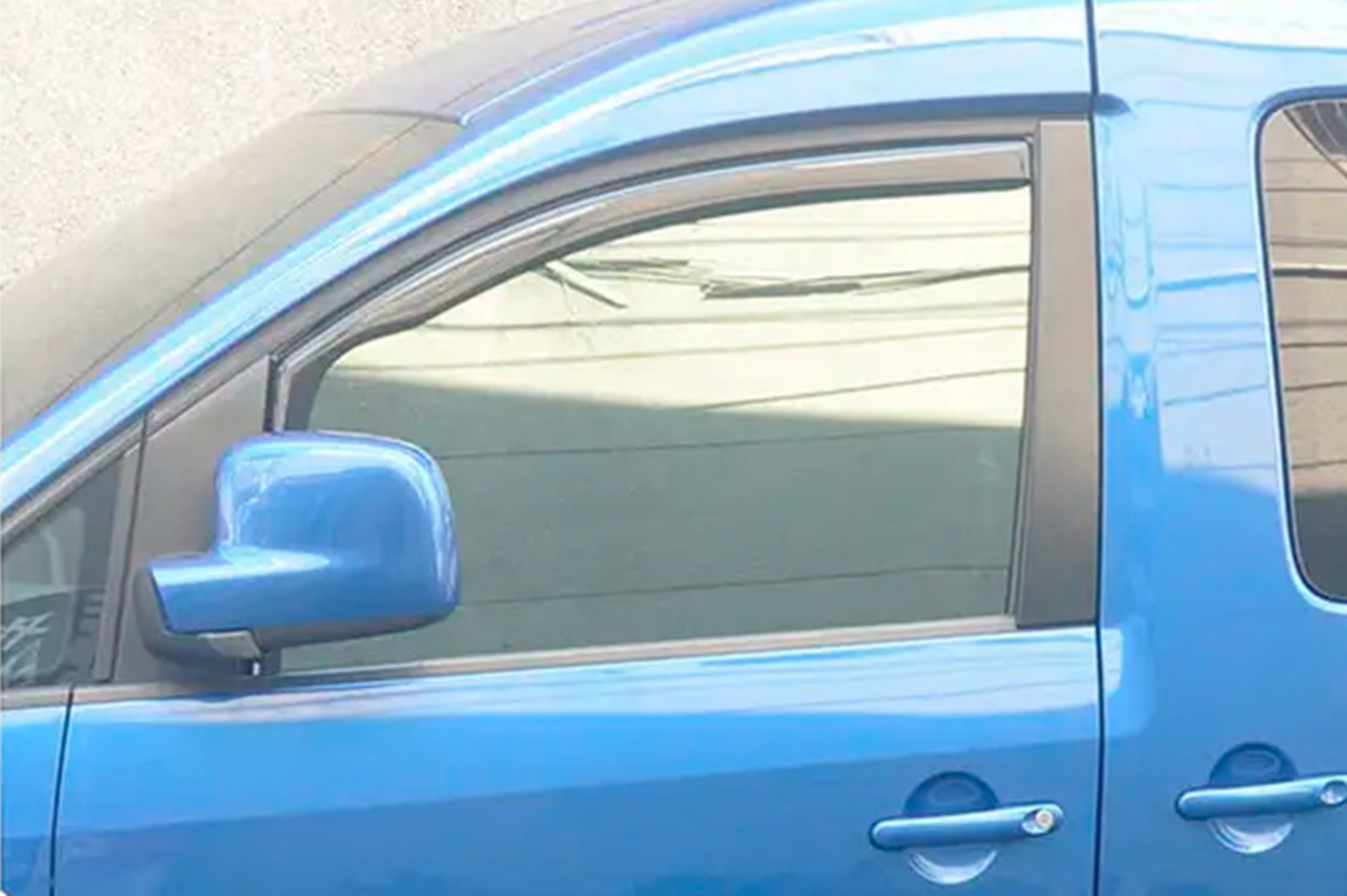 In-channel window deflectors (2 pcs, HIC) for Fiat Doblo I 2001-2005 - image 5