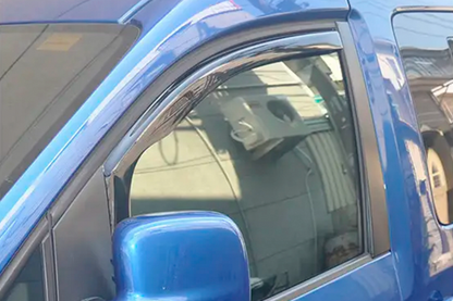 In-channel window deflectors (2 pcs, HIC) for Citroen Nemo 2007-2017 - image 1
