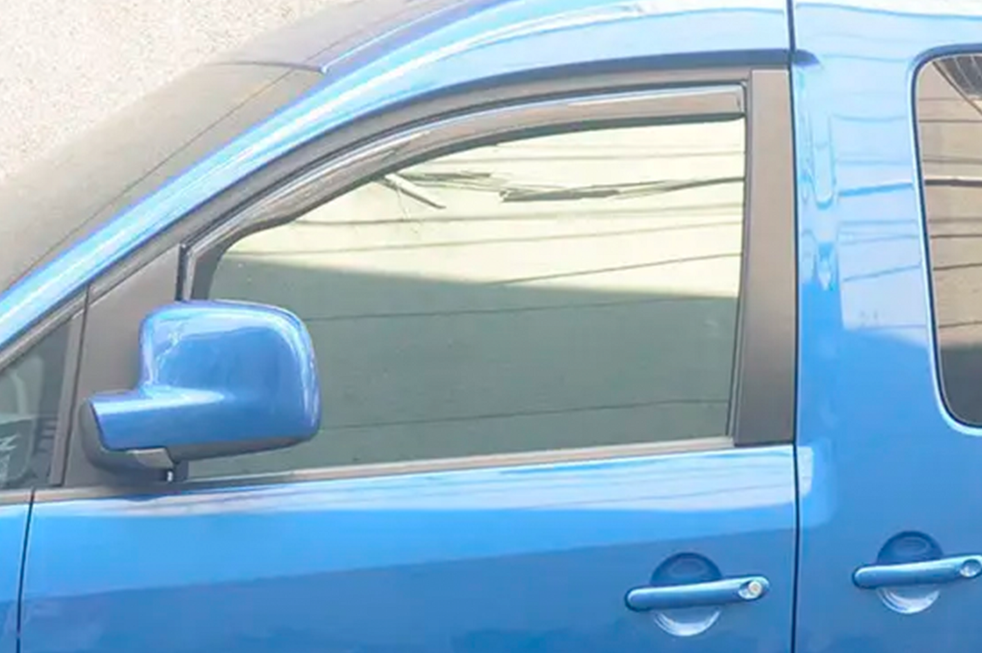 In-channel window deflectors (2 pcs, HIC) for Peugeot Bipper 2008-2017 - image 2