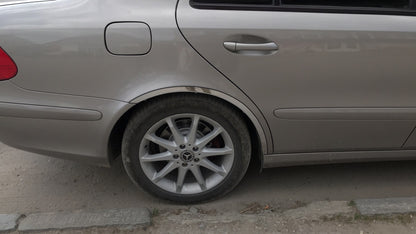 Fender flares (4 pcs, stainless steel) for Mercedes E-сlass W211 2002-2009 - image 3