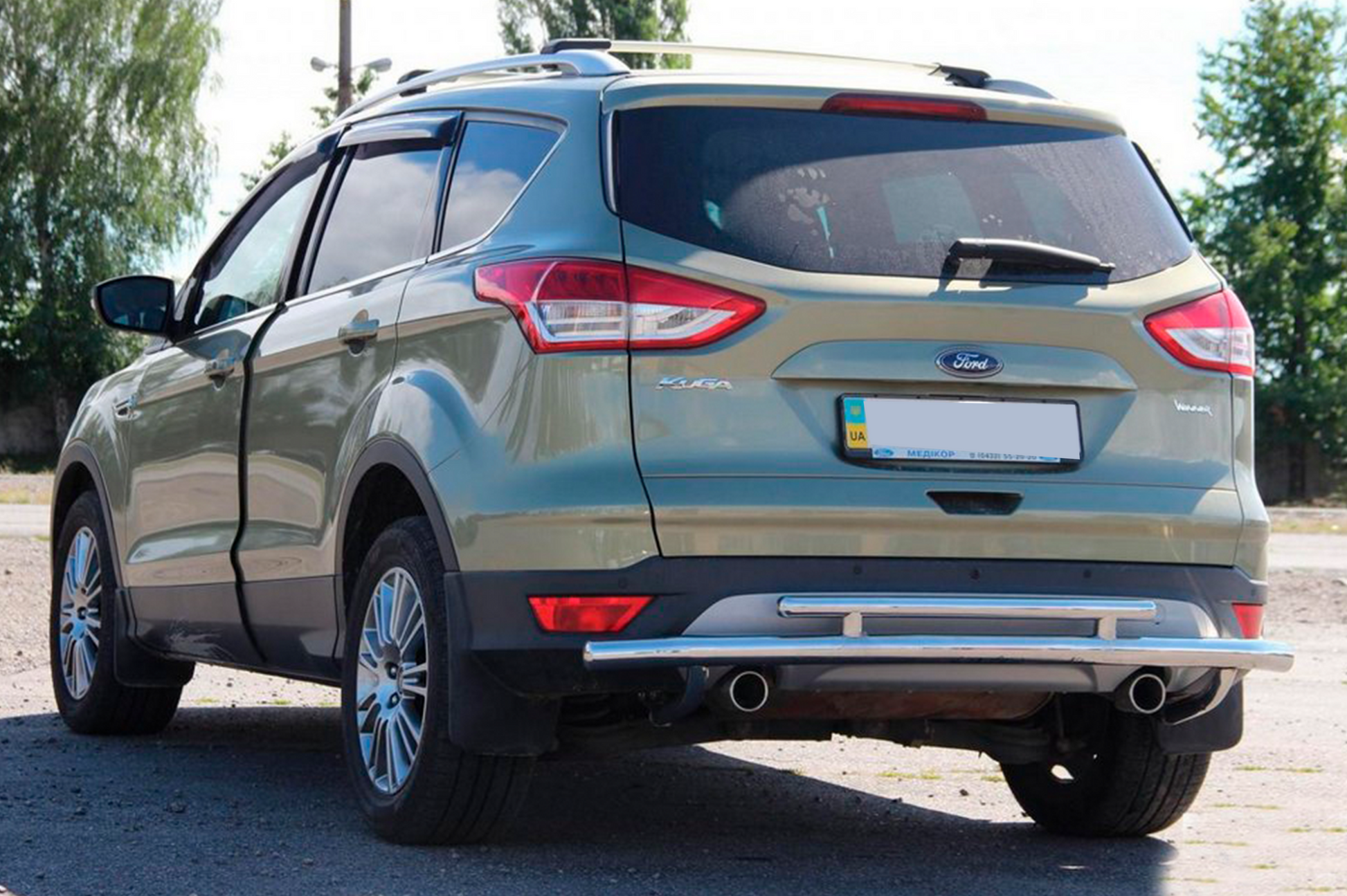 Rear Bar AK002-2 (Stainless Steel) for Ford Kuga/Escape 2013-2019 - image 3
