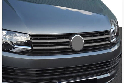 Grille Covers Black Chrome 2015-2019 (4 pcs, stainless steel) for Volkswagen T6 2015-2024 - image 1