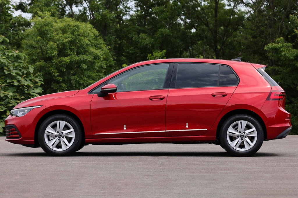 Stainless Steel Door Moldings (4 pcs) for Volkswagen Golf 8 2019- - image 1