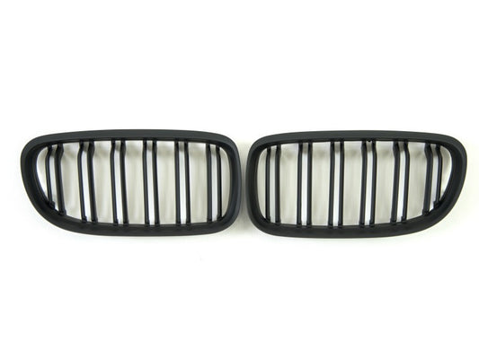 Kidney Grilles M-Look (for E-90/91 2008-2011, Matte Black) for BMW 3 Series E90/E91 2005-2011 - image 2