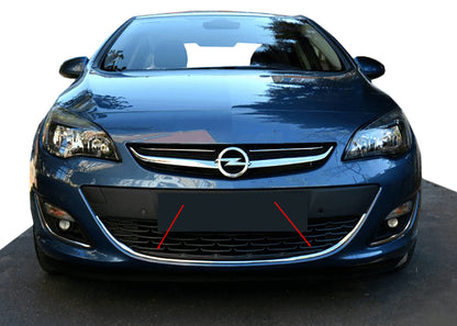 Front bumper protector OmsaLine (stainless steel) for Opel Astra J 2009-2015 - image 3