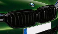 Kidney Grilles 1 Bar (2021+, Gloss Black) for BMW 5 Series G30/G31 2017-2023 - image 1