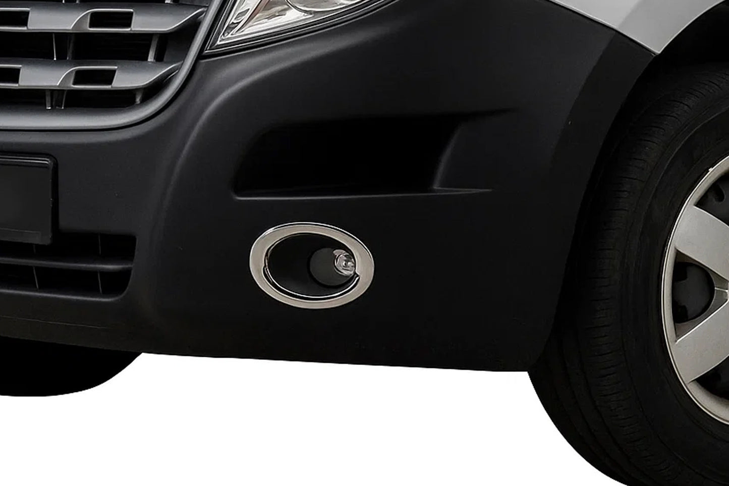 Fog Light Covers Carmos (2 pcs, Stainless Steel) for Opel Movano 2010-2021 - image 1