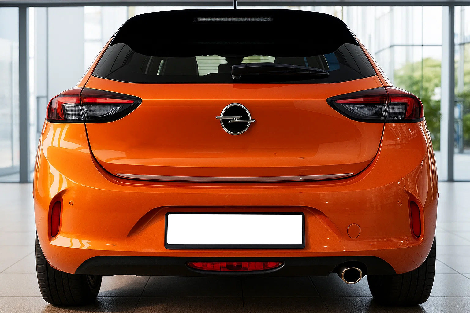 Trunk trim stainless steel for Opel Corsa F 2019- - image 1