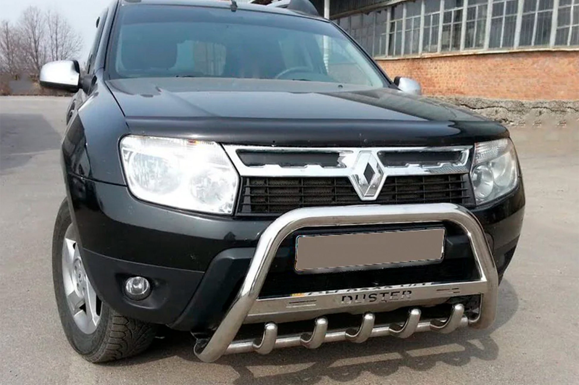 Bull Bar with Inscription WT004 (Stainless Steel) for Dacia Duster 2008-2018 - image 5