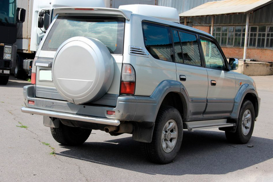 Rear Bar AK002 (Stainless Steel) for Toyota Land Cruiser 90 Prado 1996-2002 - image 2