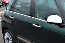 Window Trim Molding (6 pcs, Stainless Steel) for Fiat 500/500L 2013-2022 - image 1