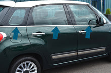 Window Trim Molding (6 pcs, Stainless Steel) for Fiat 500/500L 2013-2022 - image 2