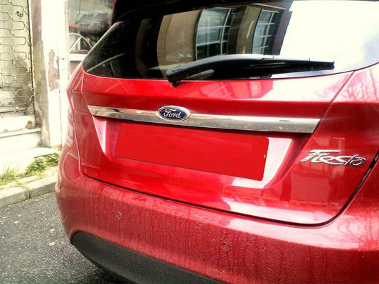 Chrome trim above license plate (stainless steel) for Ford Fiesta 2008-2017 - image 1